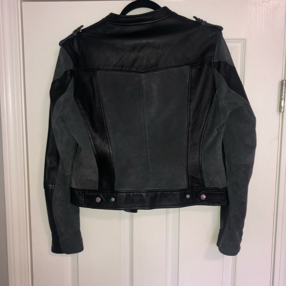 BLANK NY suede and leather jacket